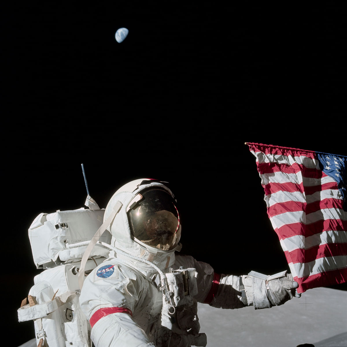 Cernan was one of the only 10 men to have stepped on the surface of the moon.