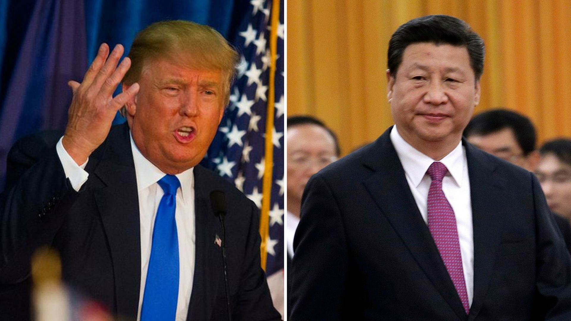 Donald Trump and Xi Jinping. 