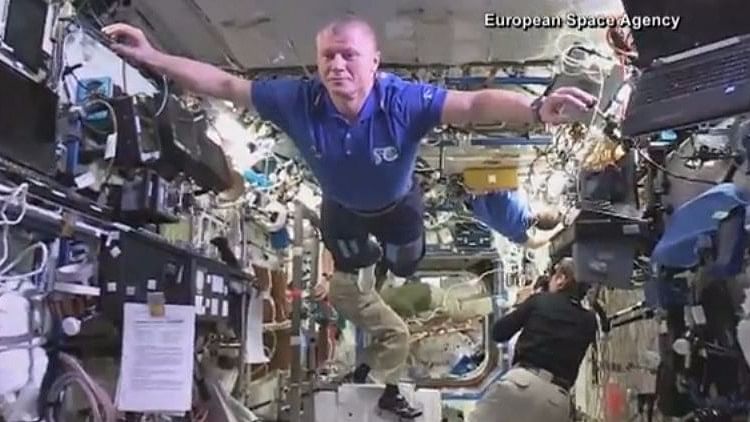 The astronauts on board the International Space Station took the Mannequin Challenge. (Photo Courtesy: Video Screengrab)