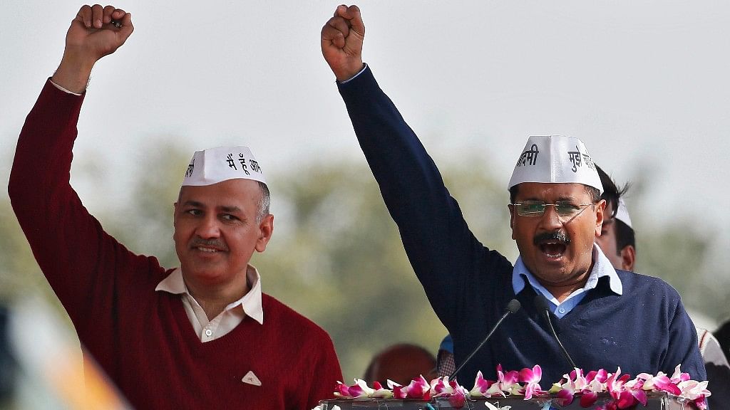 Manish Sisodia and Arvind Kejriwal.&nbsp;