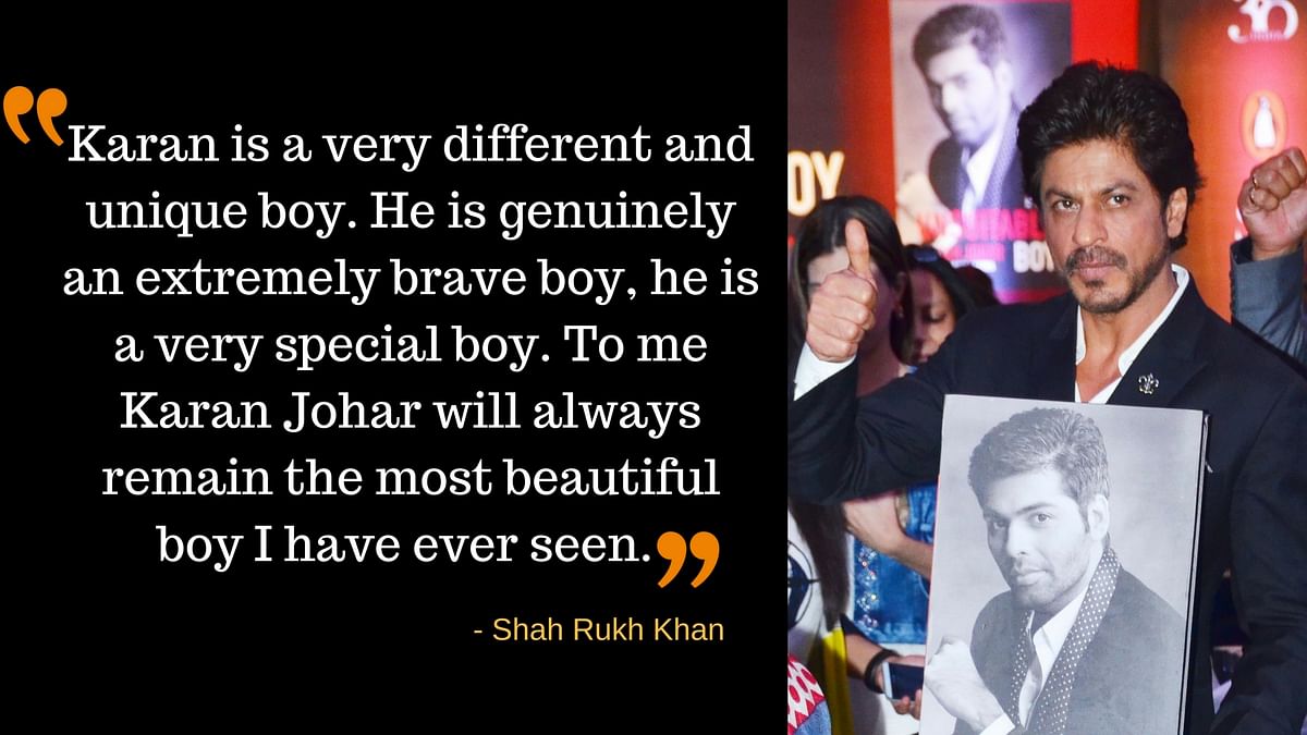 Karan Johar’s favourite person Shah Rukh Khan launches his book ‘An Unsuitable Boy’.