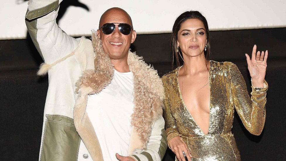 Vin Diesel and Deepika Padukone at the premiere of <i>xXx: The Return of Xander Cage </i>in Mumbai. (Photo: Yogen Shah)