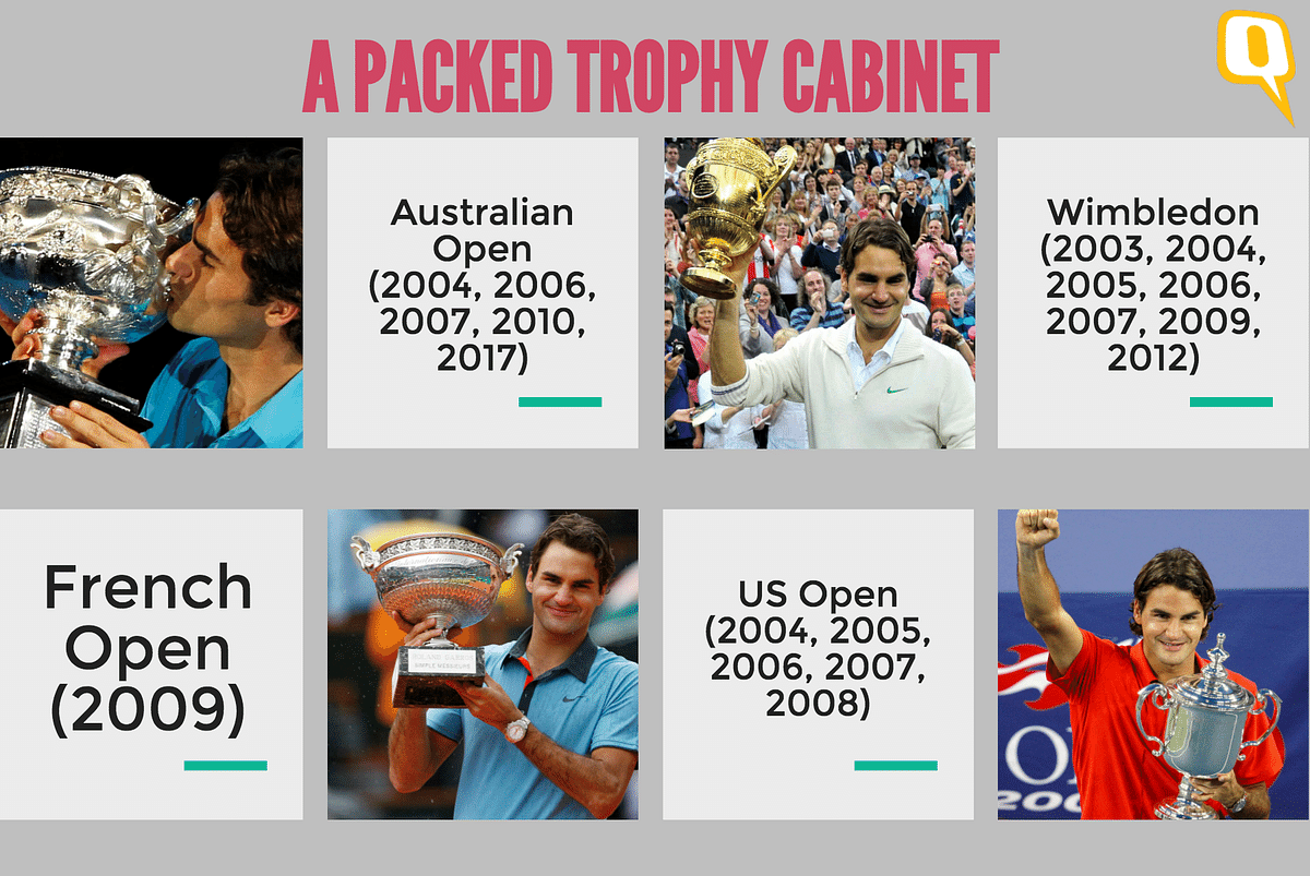 Roger Federer, presiding over tennis’ history.