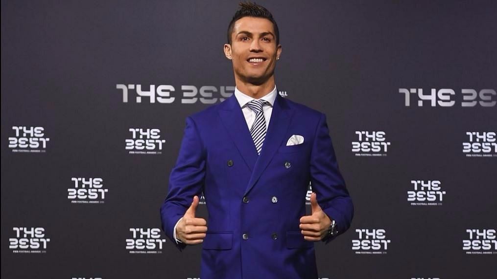 Cristiano Ronaldo won FIFA’s player of the year award for the fourth time on Monday. (Photo Courtesy: Twitter/<a href="https://twitter.com/arthurtotally">@arthurtotally</a>)