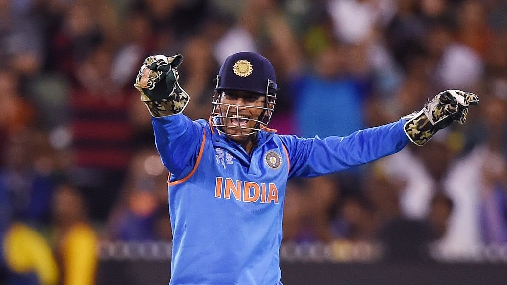 MS Dhoni played his first match as a non-captain after 2007 against England. (Photo: AP)