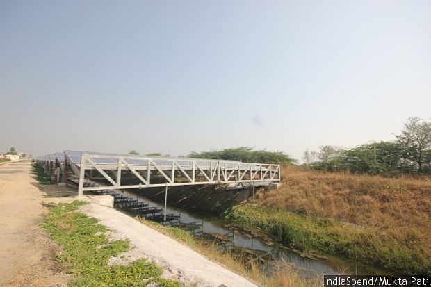 Though solar panels over canals are expensive, they have  benefits over regular ground-mounted ones.