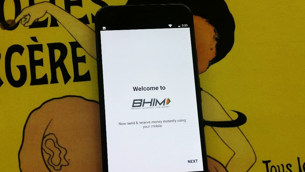 BHIM app on Android. (Photo: <b>The Quint</b>)