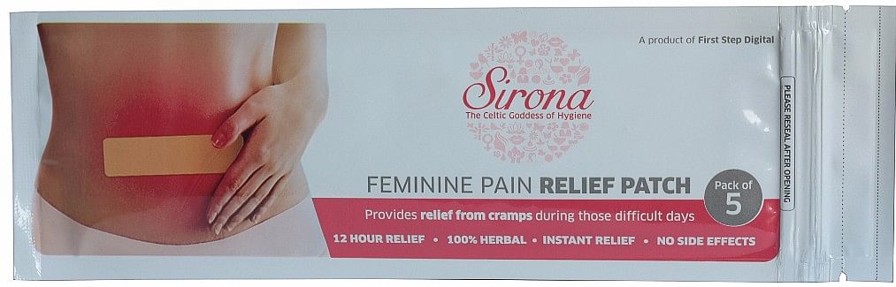 

These herbal patches claim to offer relief from period cramps for up to 12 hours. 