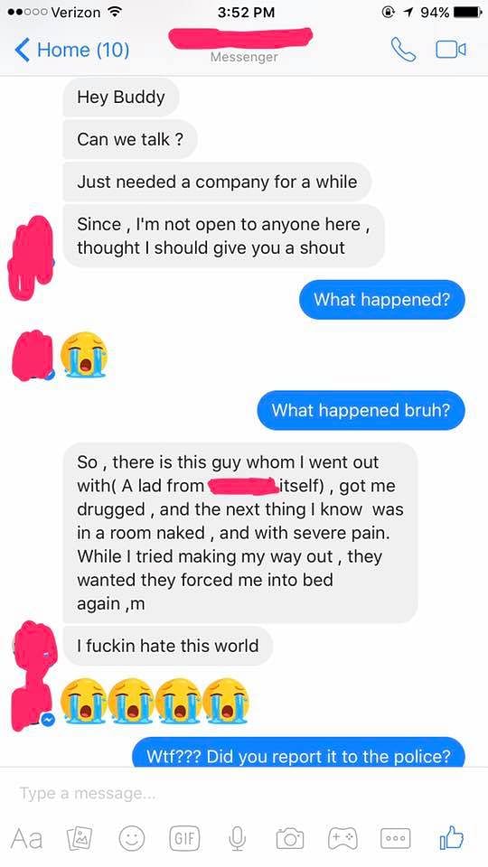 The story behind a viral FB post about a boy in New Delhi being drugged, raped and assaulted with nowhere to go. 