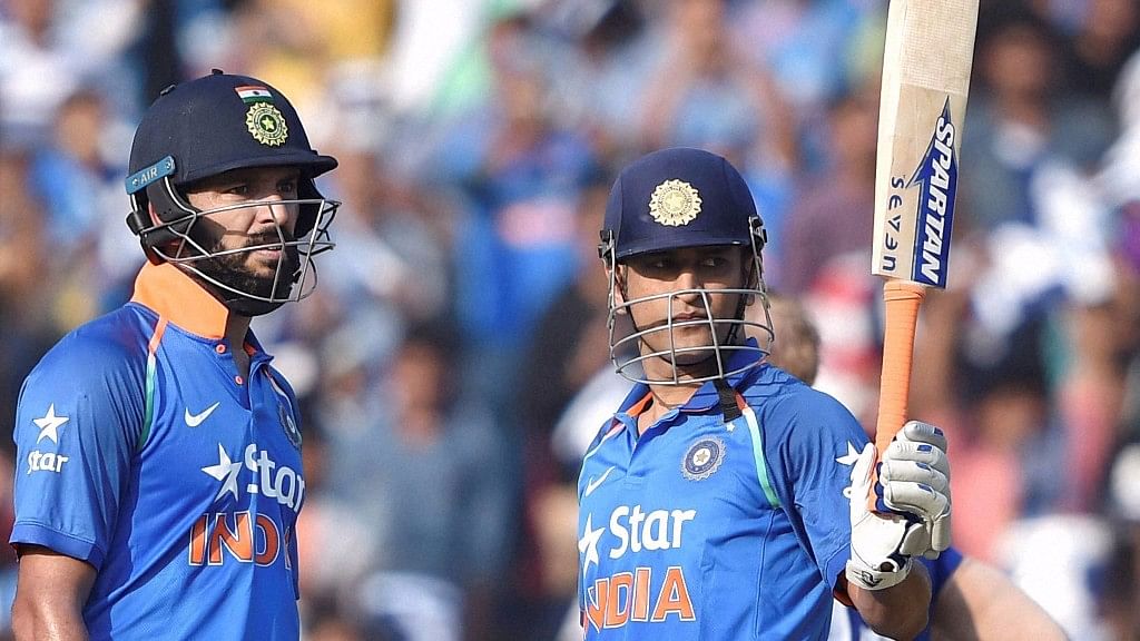 

Yuvraj Singh (L) and MS Dhoni (R) scored centuries to lead India to victory. (Photo: PTI)