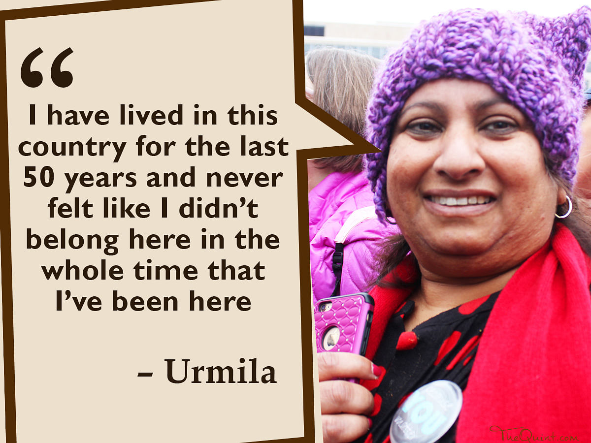 The Quint spoke to a few women of Indian origin who participated in the Women’s March in the United States.