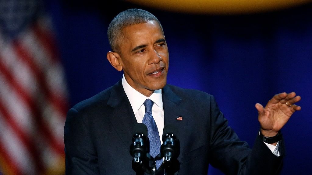 US President Barack Obama delivered his farewell speech in his hometown of Chicago. (Photo: AP)