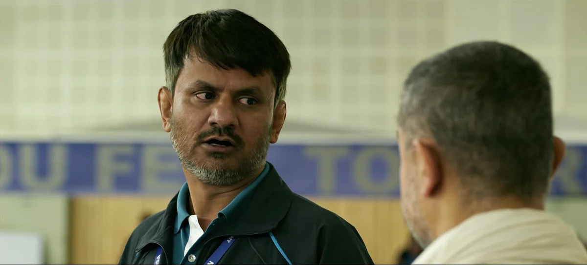 Girish Kulkarni as the conniving coach in <i>Dangal.</i>
