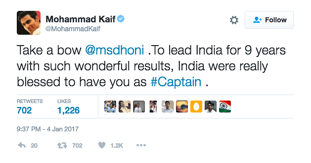 One of India’s most successful captains, MS Dhoni steps down from ODI and T20 captaincy. 