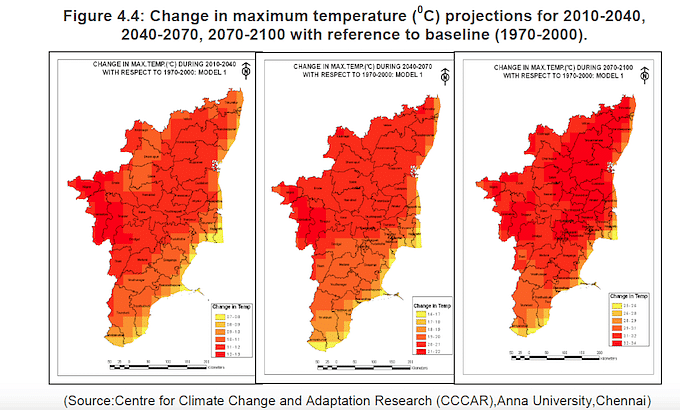  Tamil Nadu could be at the receiving end of high intensity events related to climate change.