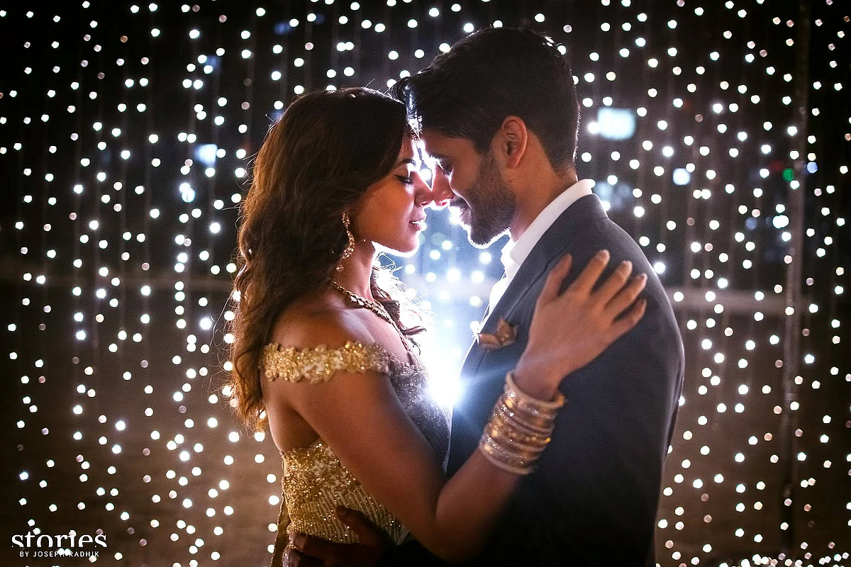 Samantha and Naga’s big night. (Photo courtesy: Twitter)