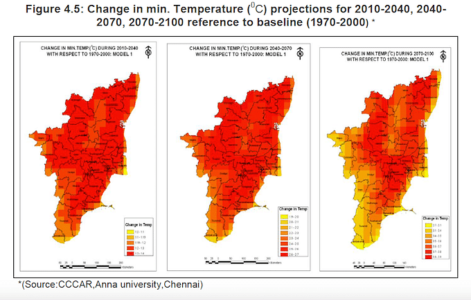  Tamil Nadu could be at the receiving end of high intensity events related to climate change.
