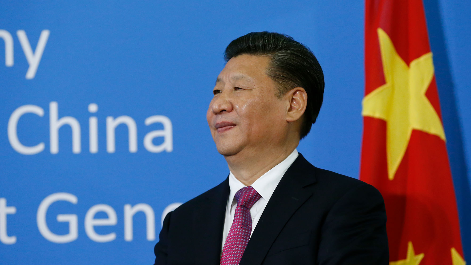 Chinese President Xi Jinping at the World Economic Forum in Switzerland. (Photo: AP)
