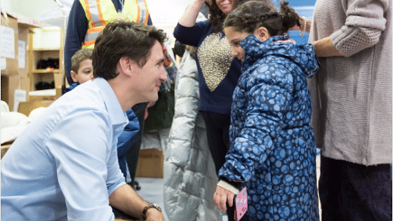 Trudeau has avoided direct criticism of Trump while promoting the progressive policies of his one-year-old Liberal government. (Photo: Twitter/@<a href="https://twitter.com/JustinTrudeau">JustinTrudeau</a>)
