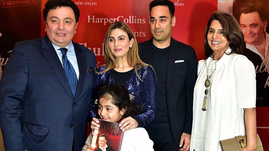 Rishi Kapoor with wife, Neetu Singh and daughter, Riddhima Kapoor Sahani. (Photo: Yogen Shah)
