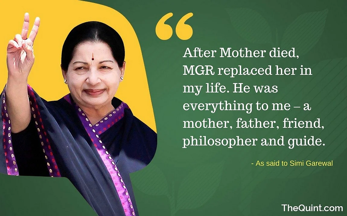 Jayalalithaa became his political protege. But she was not anointed as the successor and had to struggle a lot after MGR’s death. (Photo: The Quint)