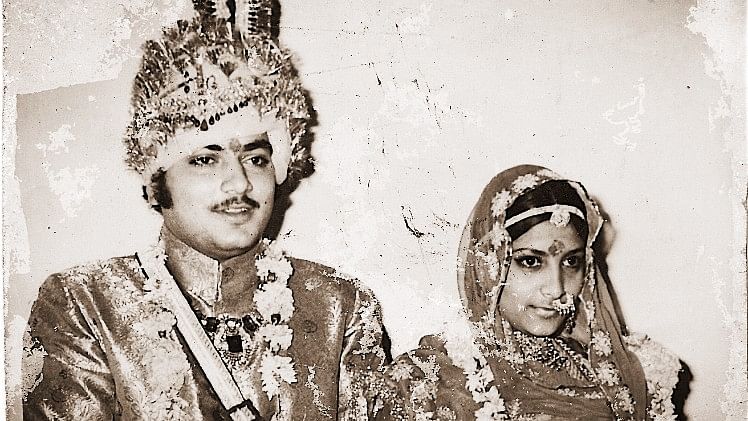 Rao Raja Hukam Singh and his wife Rajeshwari. (Photo courtesy: Khalid Mohamed)