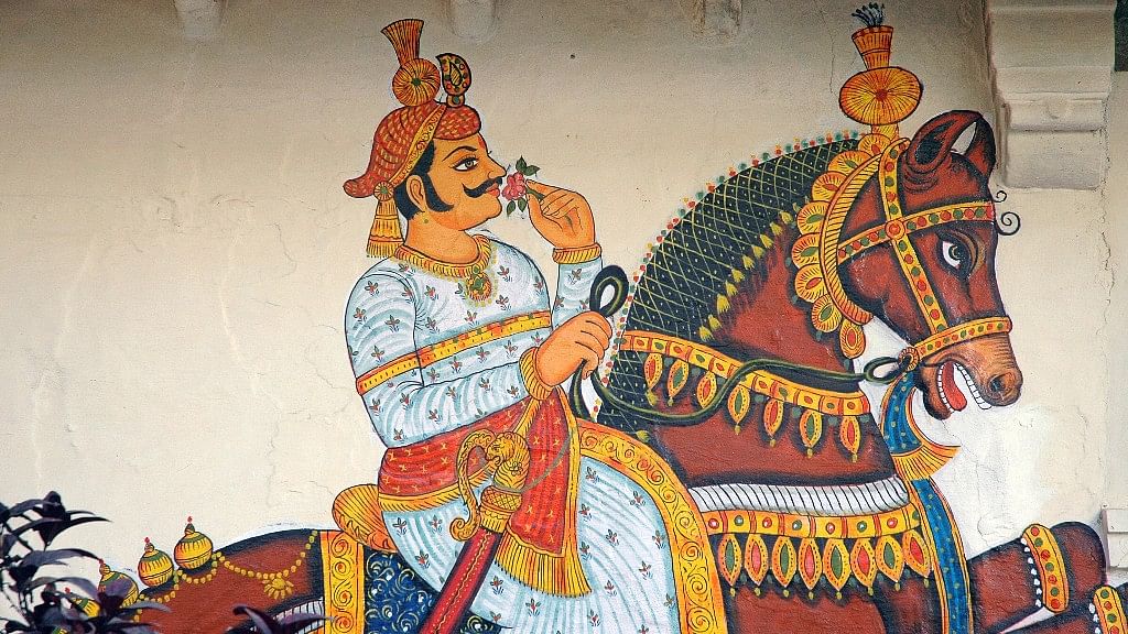 Mural of Maharana Pratap Singh in the City Palace in Udaipur. (Image used for representational purposes).