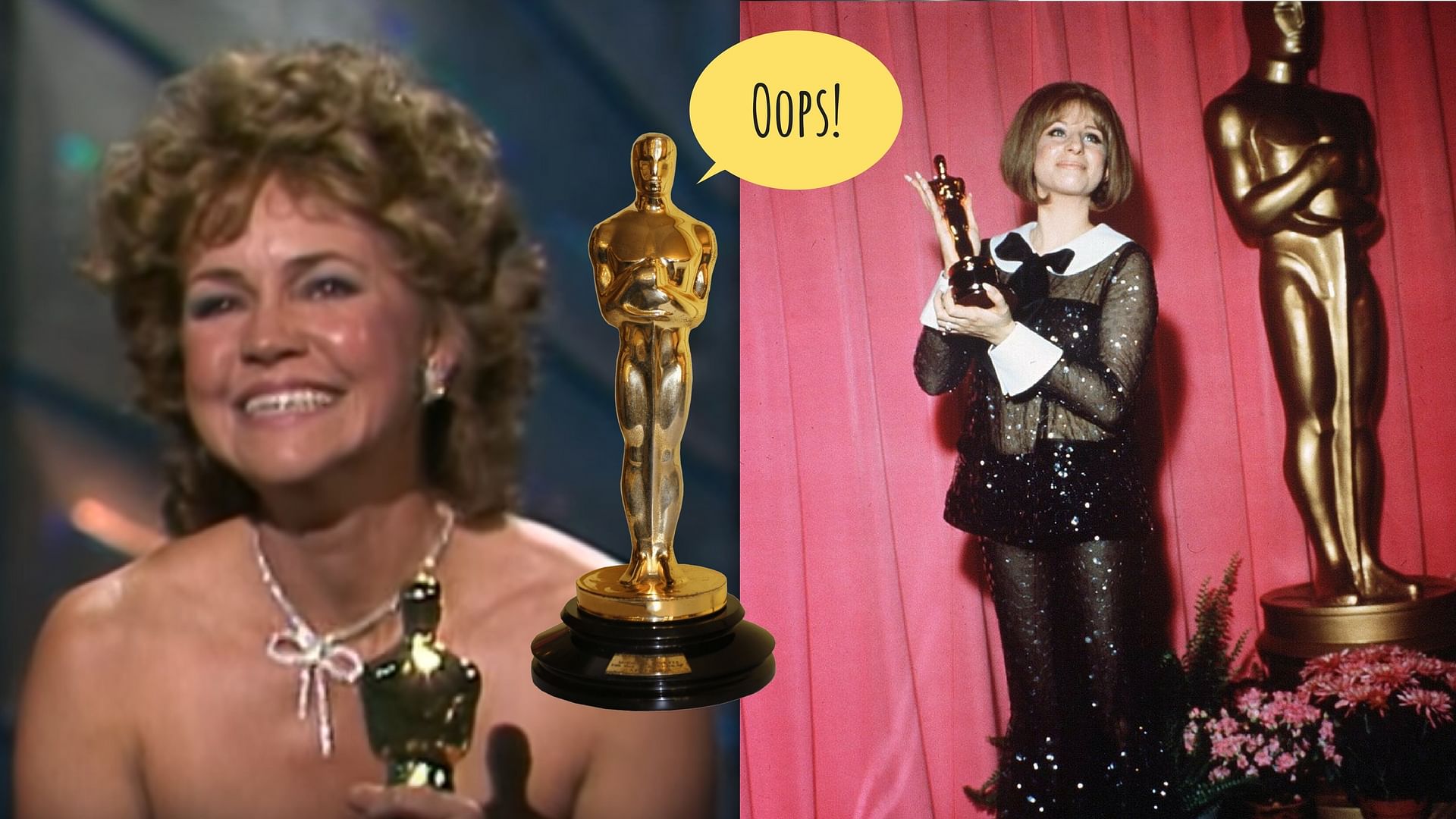 Sally Fields and Barbra Streisand have had their big fails at the Oscars.&nbsp;