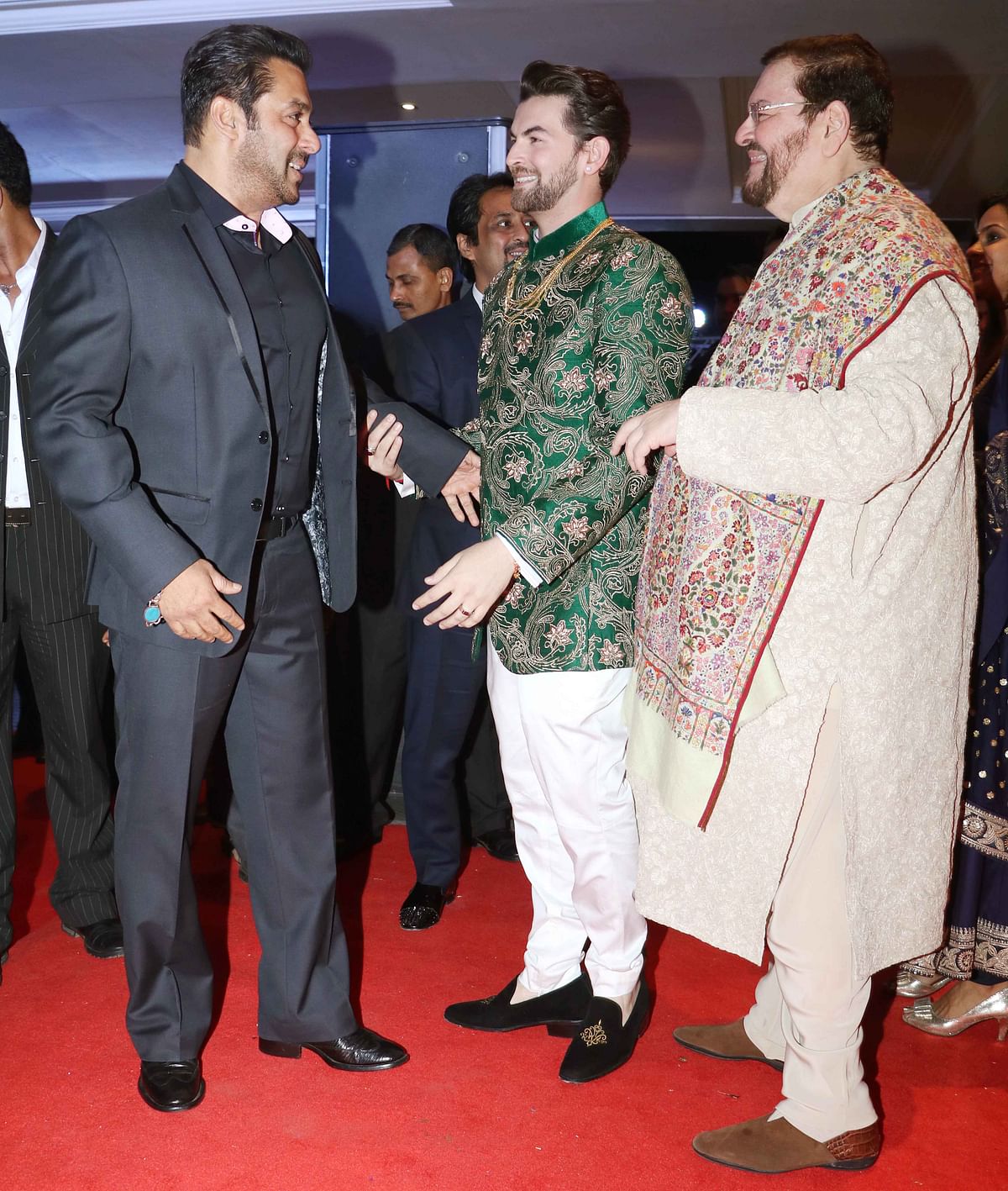 Take a look at some of the pictures from Neil Nitin Mukesh and Rukmini Sahay’s wedding reception.