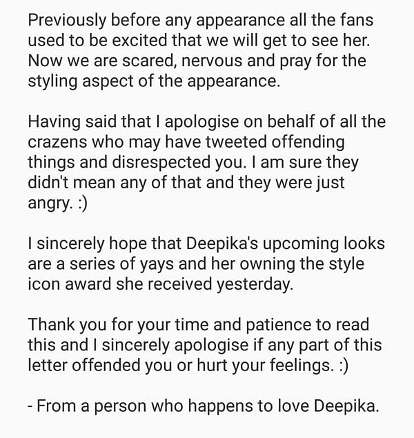 The call to change Deepika Padukone’s stylist seems to be getting louder.