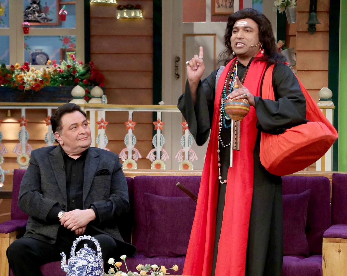 

Rishi Kapoor got a pleasant surprise when Kapil and co. recreated moments from his film, Naagin.