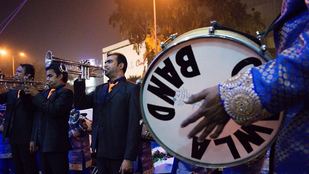 The Chawla Band plays at a wedding in Delhi. (Photo Courtesy: Sadia Akhtar)