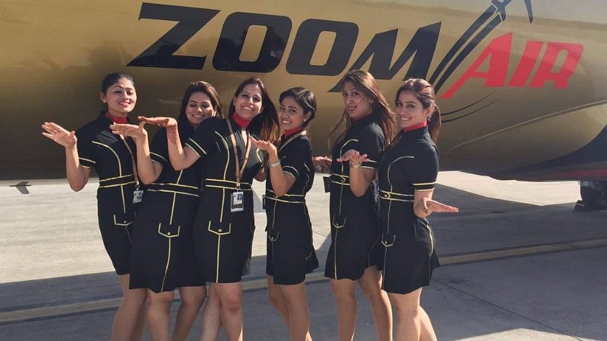 Zoom Air crew. (Photo Courtesy: Facebook/<a href="https://www.facebook.com/ZOOM-AIR-1524203004554229/">@Zoom Air</a>)