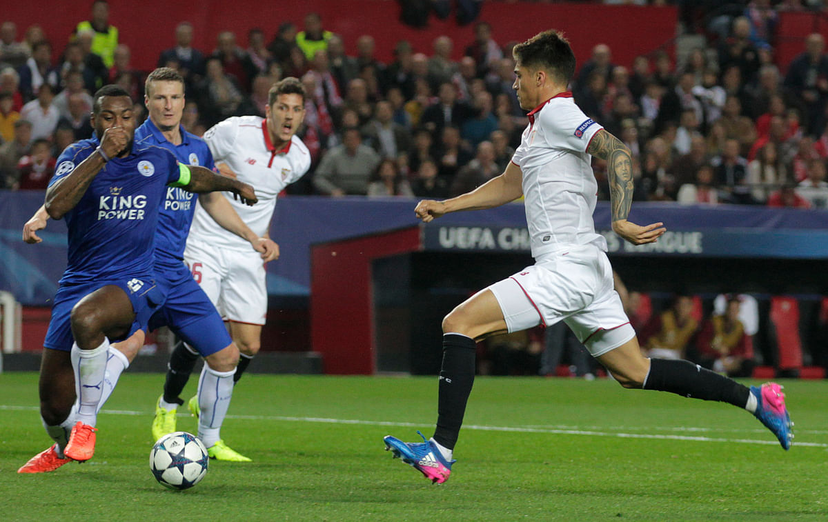 Sevilla beat Leicester 2-1 while Juventus defeated host FC Porto.