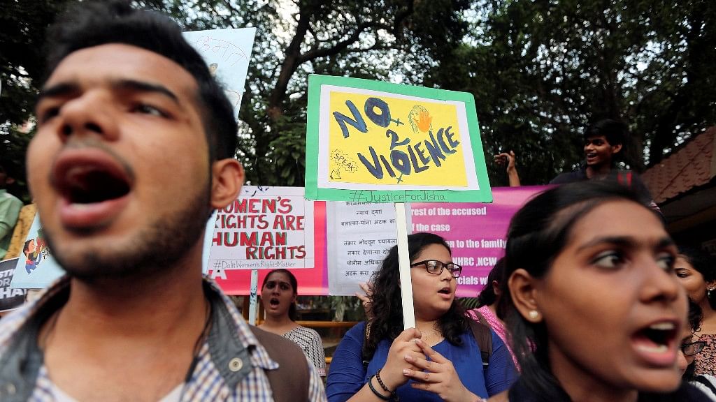 Protests erupted across Assam, including Guwahati, after a case of harassment in Jorhat town was made known in a Facebook post. (Photo: Reuters)