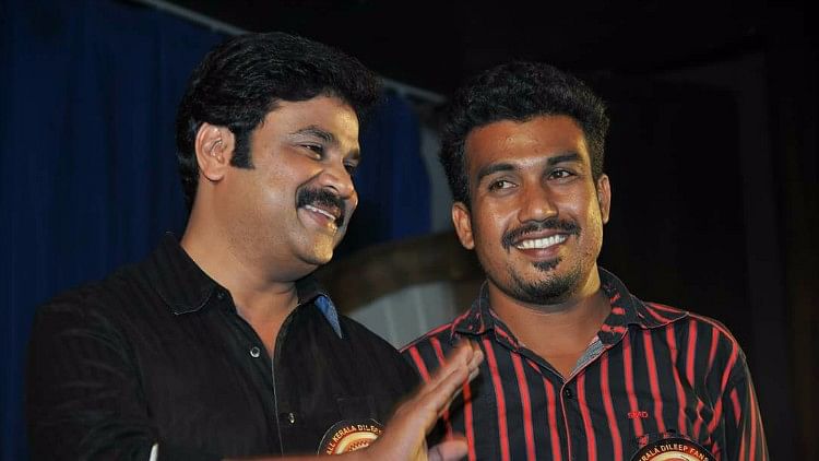 Malayali actor Dileep pictured on the left. (Photo: The News Minute)