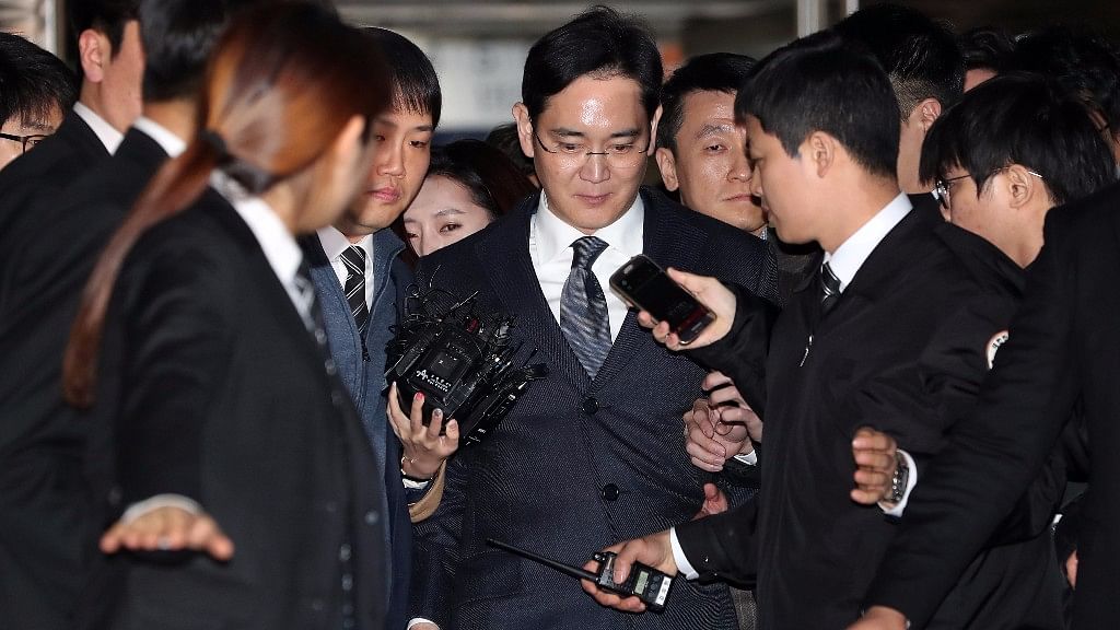 Jay Y. Lee is alleged to be part of a big corruption scandal. (Photo: <a href="http://www.bloombergquint.com/technology/2017/02/16/south-korea-court-approves-arrest-of-samsung-heir-jay-y-lee">BloombergQuint</a>)