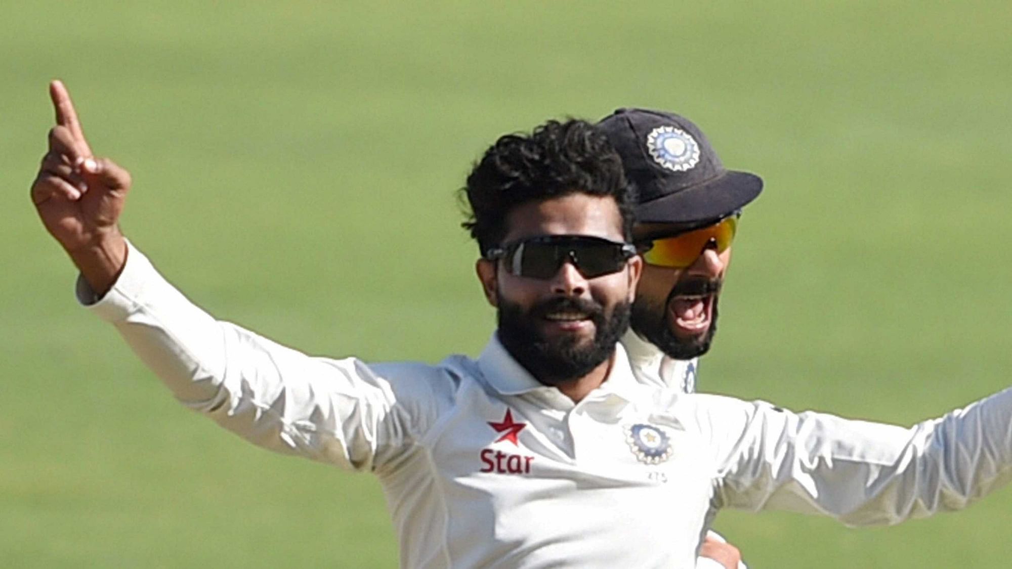 Ravindra Jadeja completed 50 wickets for the first time in a home season. (Photo: PTI)