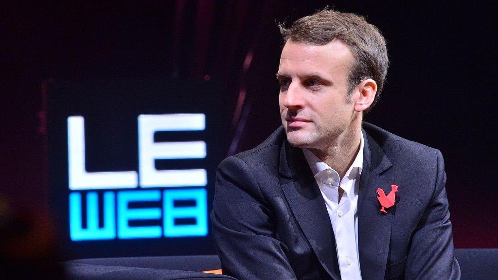 Macron is running for president in France’s upcoming elections. (Photo Courtesy: <a href="https://www.flickr.com/photos/leweb3/">Flickr</a>)