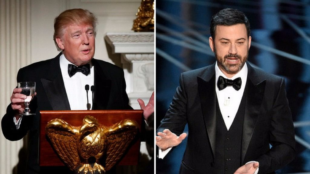 

The main highlights of the Oscars didn’t seem to be about the winners but the political humour and ‘subtle’ references made towards Trump. (Photo: Altered by <b>The Quint</b>)