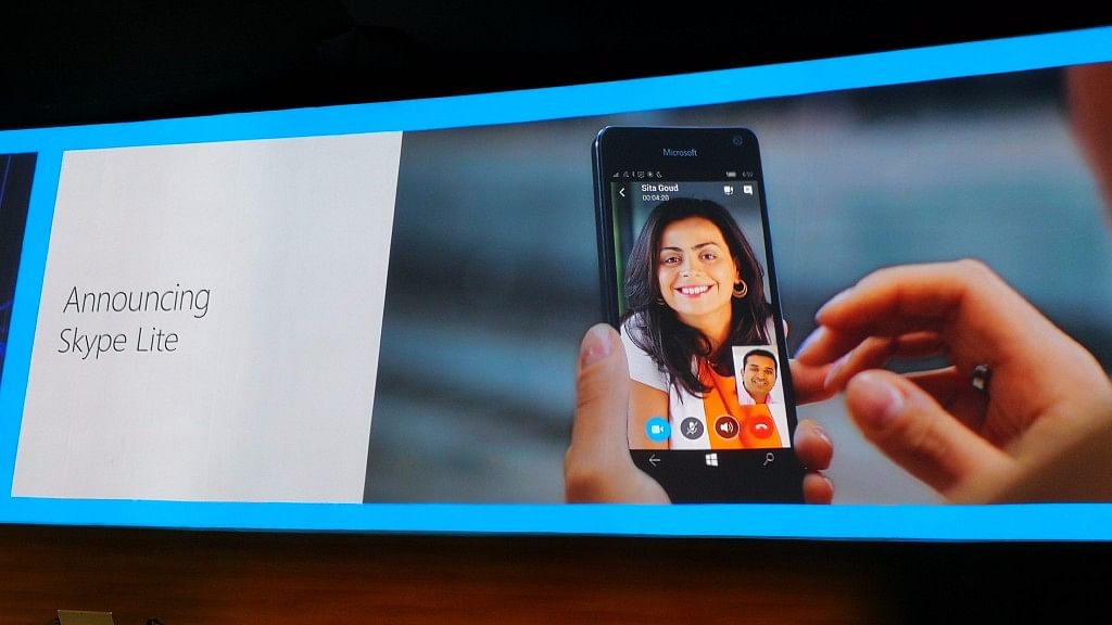 Microsoft Skype Lite will even work on 2G connections in India.&nbsp;