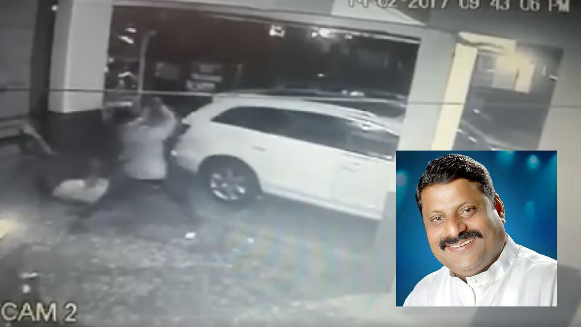 A CCTV at the crime scene has captured the violent murder of Congress leader Manoj Mhatre. (Photo Courtesy: Video Screengrab and <a href="http://bncmc.gov.in/images/">bncmc.gov.in</a>)
