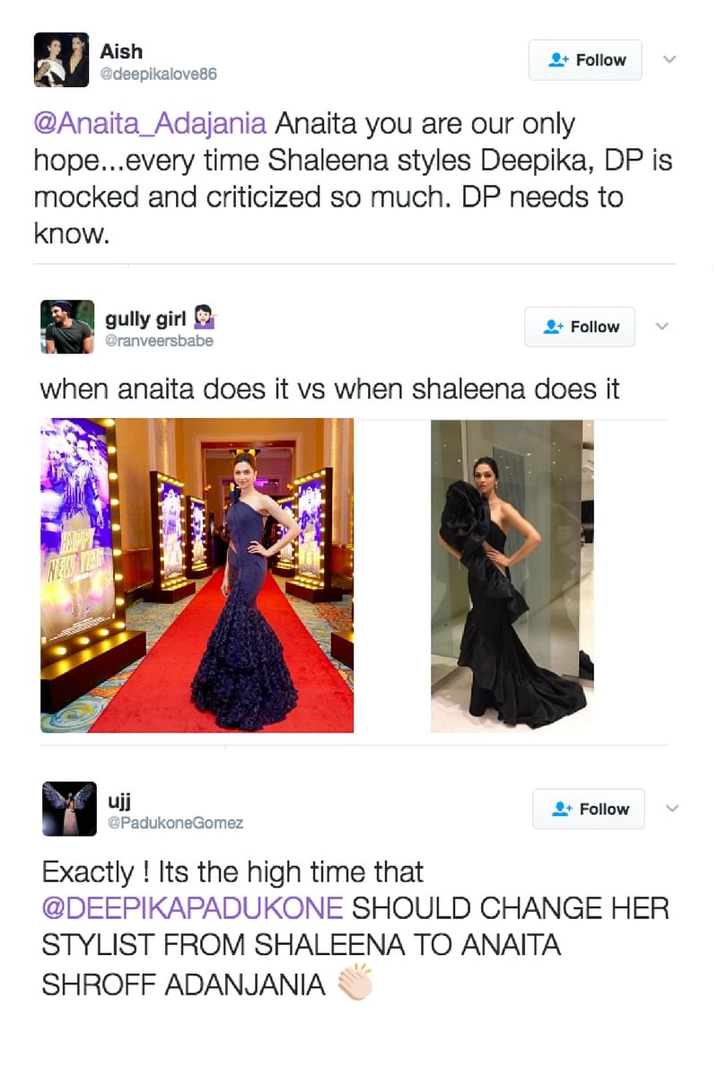 The call to change Deepika Padukone’s stylist seems to be getting louder.