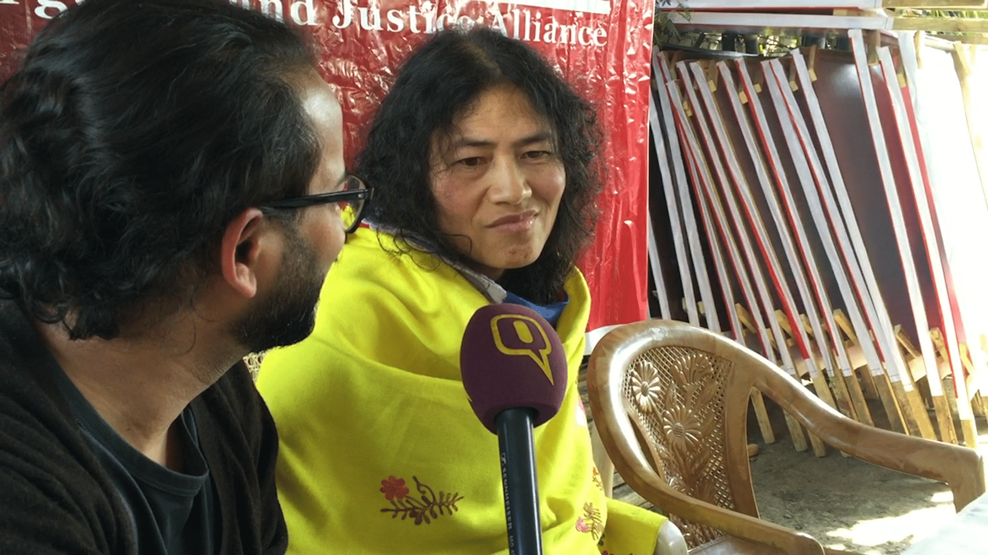 Irom Sharmila speaks to <b>The Quint (</b>Photo<b>: The Quint)</b>