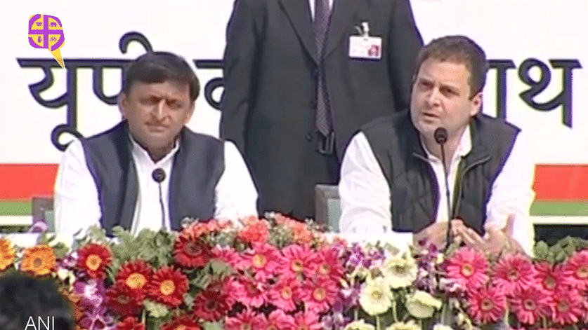 The joint press conference happened on the first day of polling in Uttar Pradesh. (Photo: Screenshot)