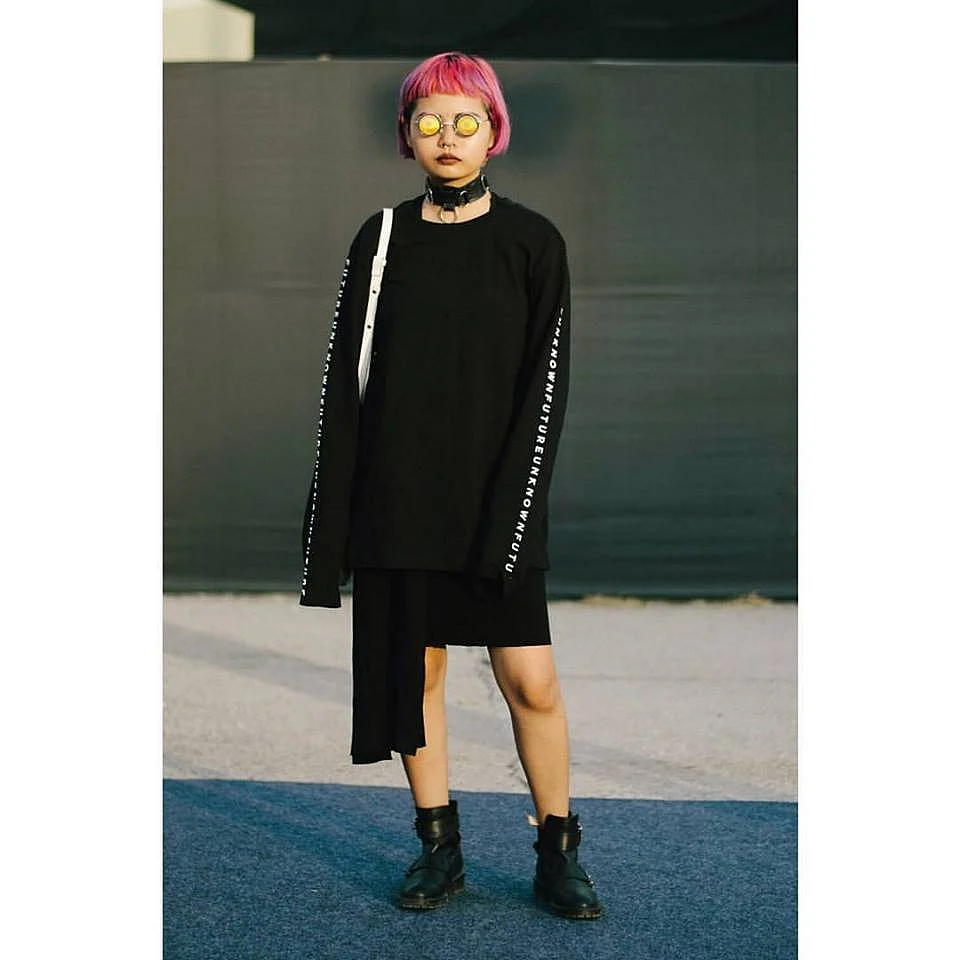 Lirminta Rongpipi in her signature punk rock look. (Photo: Lirminta Rongpipi)