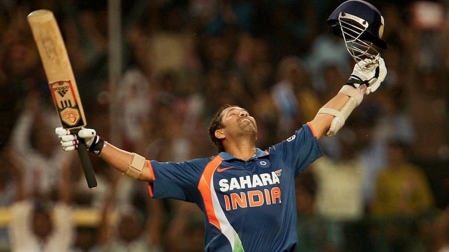Remembering the moment when Tendulkar became the first person to get a double ton in one-day cricket. (Photo Courtesy: Facebook/<a href="https://www.facebook.com/IndianCricketTeam/?fref=ts">Indian Cricket Team</a>)