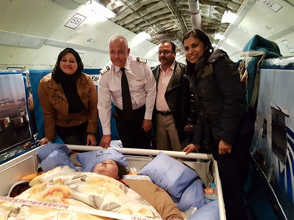 Eman might have landed safely in India, but her battle for survival has just begun.