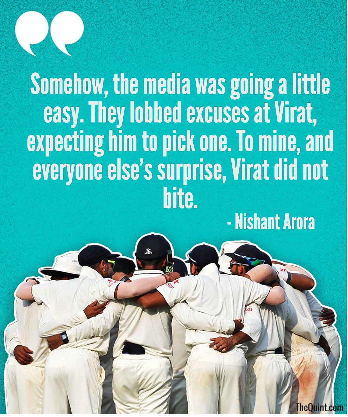 On 15 August 2015, Virat & his men liberated themselves from inner & outer restrictions, writes Nishant Arora.