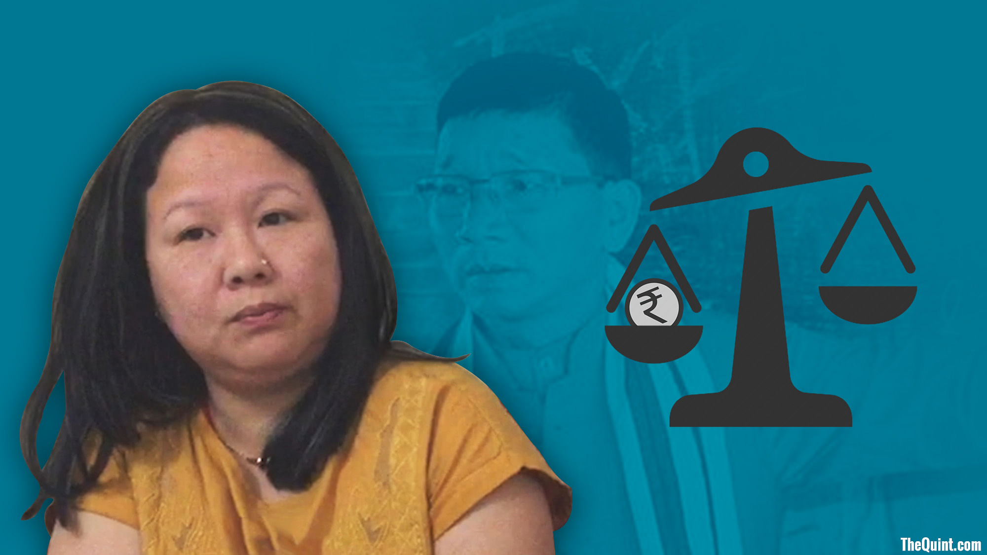 Late Arunachal Pradesh Chief Minister Kalikho Pul’s eldest widow Dangwimsai has demanded a probe against four Supreme Court judges for allegedly seeking  bribes in a case related to imposition of President’s Rule in the state last year. (Photo: Harsh Sahani/<b>The Quint</b>)